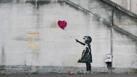 The influence of the British artist Banksy in Urban Art