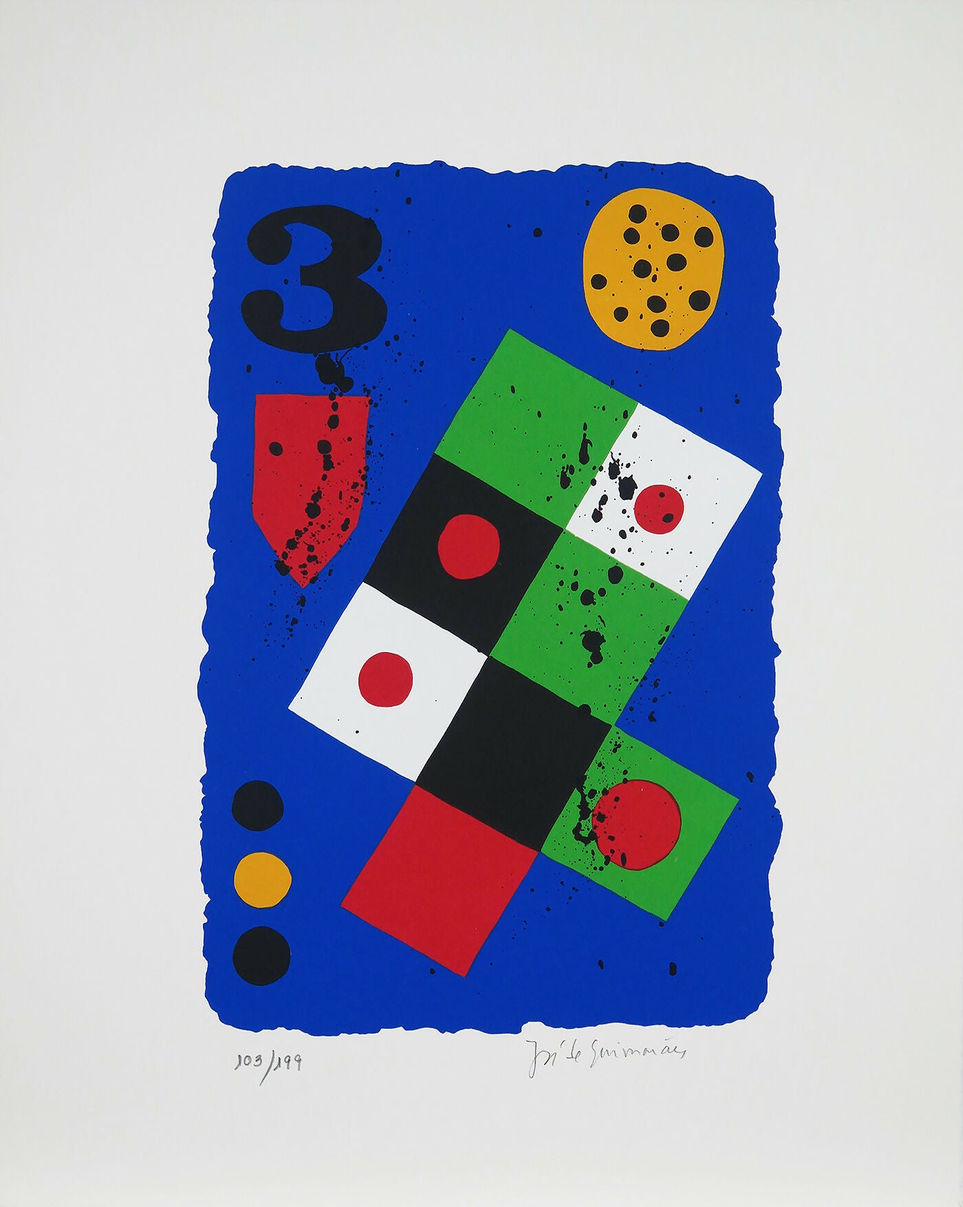 CR2915-Jose-de-Guimaraes-Serie-desenhos-na-areia-serigrafia-sobre-papel-no-103-199-mancha-30x20-total-43x34-cm-2021