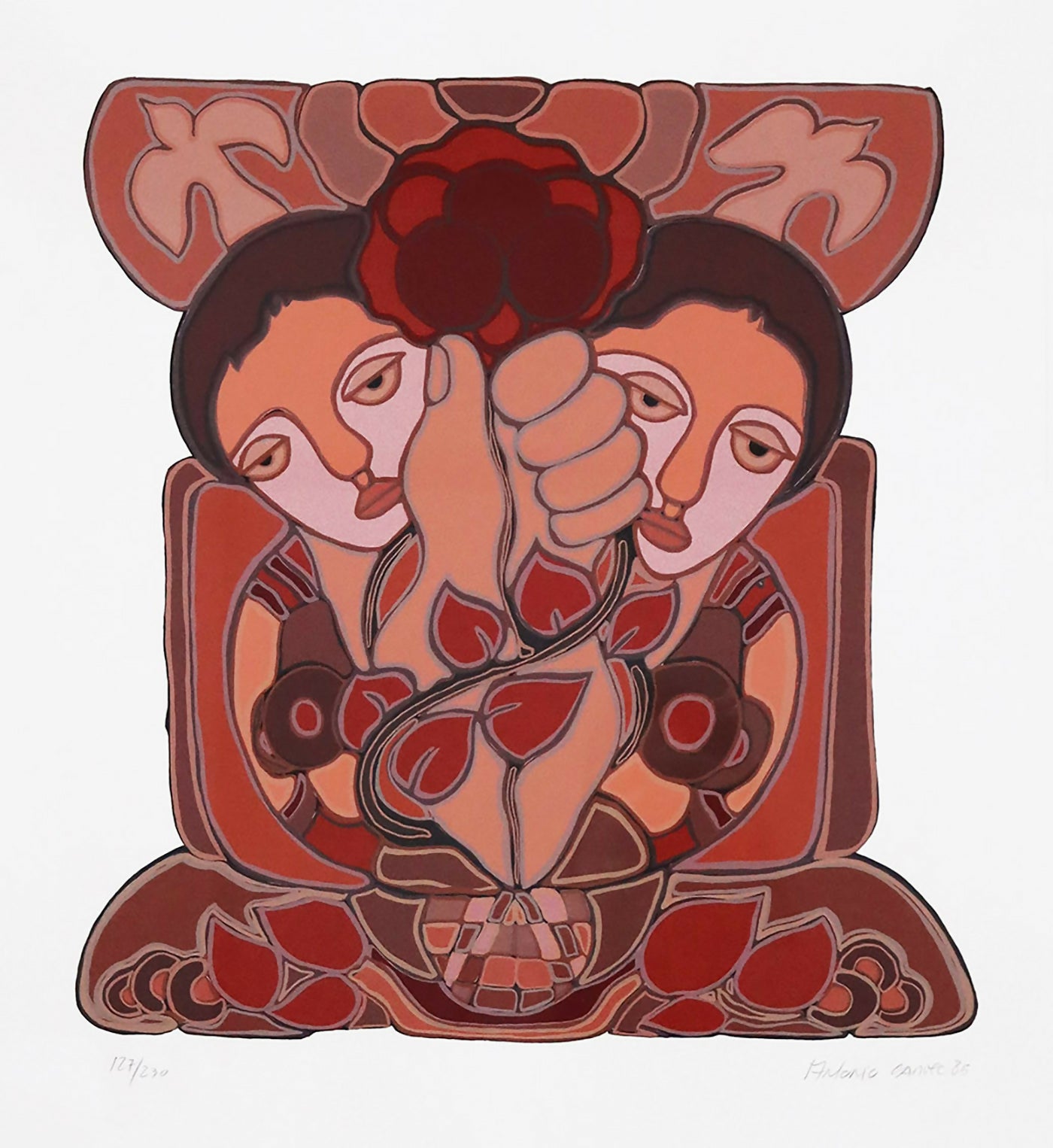 Antonio-Carmo-s-titulo-serigrafia-s-papel-no127-230-mancha-40x36-mold-65x61-cm-1985-