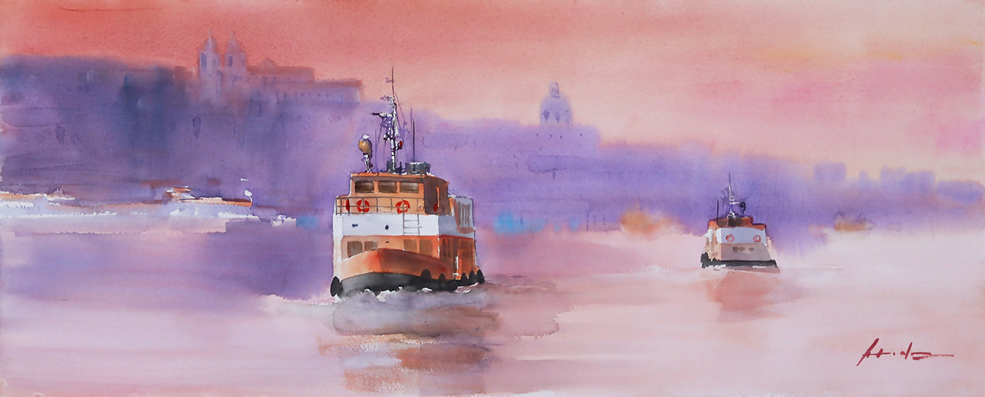 Antonio-Neves-Lisboa-Aguarela-s-papel-40x100-cm
