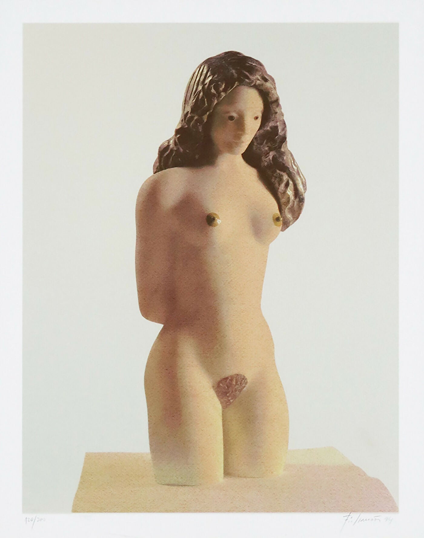 Francisco-Simoes-s-titulo-serigrafia-s-papel-120-200-mancha-445x34-cm-mold-75x62-cm-1994