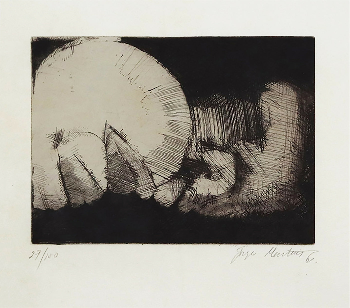 Jorge-martins-s-titulo-Gravura-s-papel-no-27-150-25x29-cmmold-47x57-cm-1961-