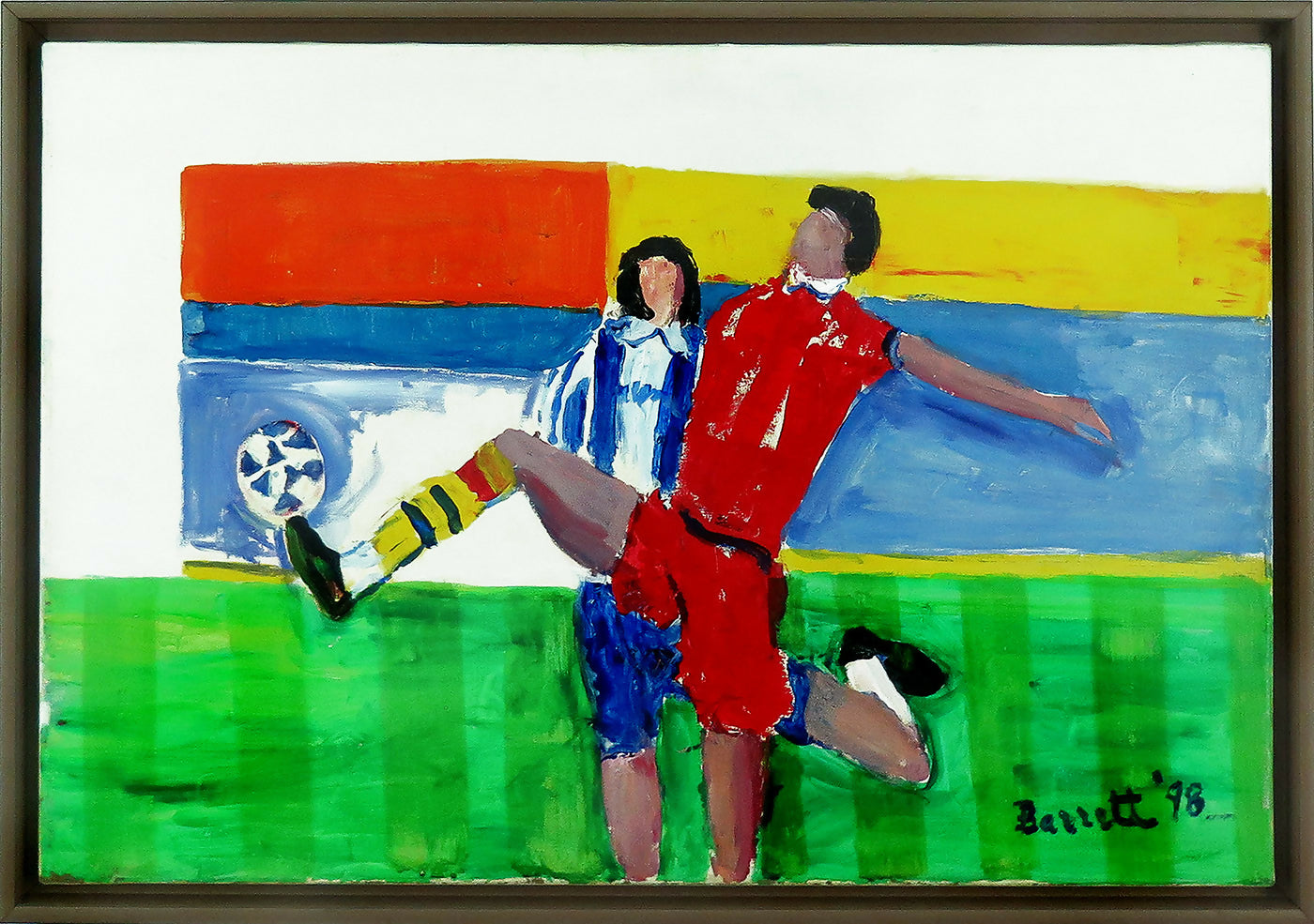 Michael-Barrett-Porto-x-Benfica-Acrilico-sobre-tela-Dimensao-50-x-73-Dimensao-com-moldura-55-x-78-cm-1998