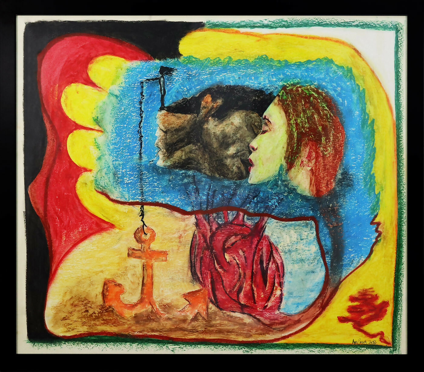 Ana-Costa-s-titulo-Tecnica-mista-s-papel-83x96-cm83x96-cmmold-91x105-cm