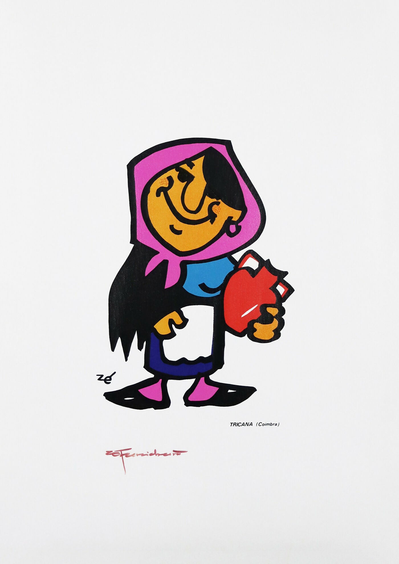 Ze-Penicheiro-Tricana-Coimbra-Serigarfia-s-papel-49x35-cm