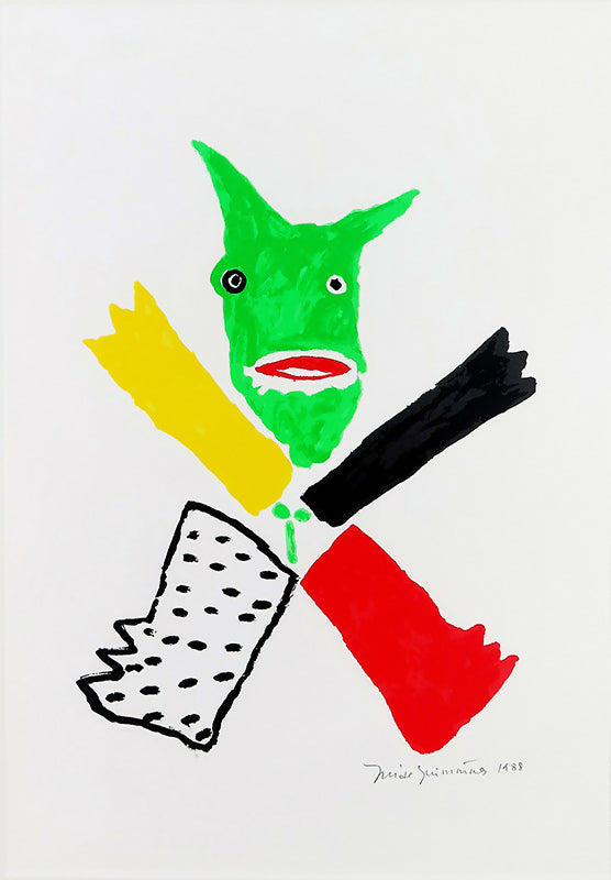 CR18-Jose-de-Guimaraes-O-DANCARINO-VERMELHO-E-AMARELO-serigrafia-sobre-papel-no-XXIV-XXV1988