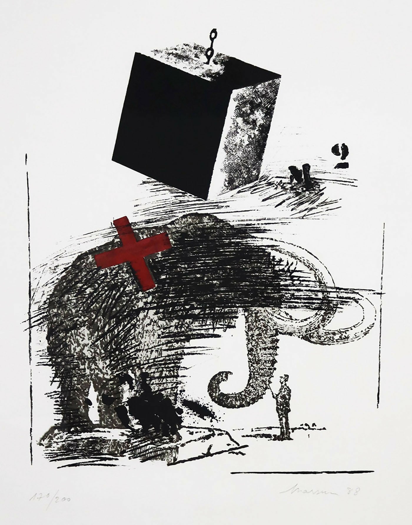 Antonio-Charrua-s-titulo-serigrafia-s-papel-170-200-dim-56x44-cm-mold-73x62-cm-1988-