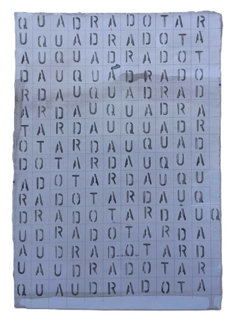 s título grafite e acrílico 2018