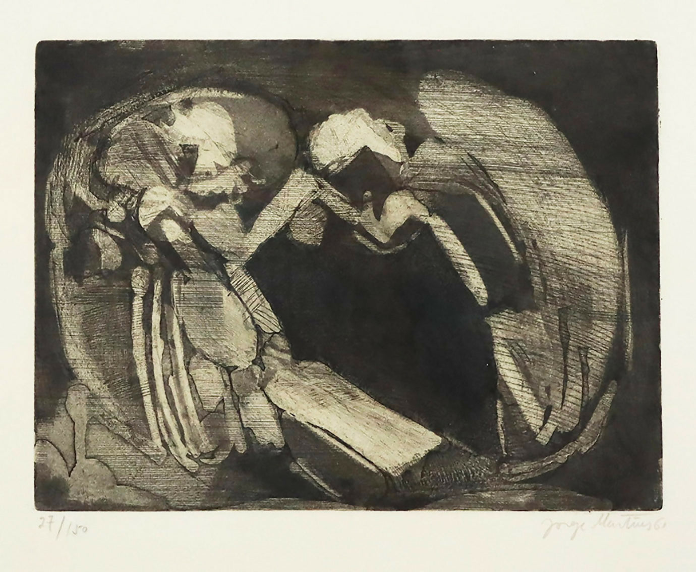 Jorge-Martins-s-titulo-Gravura-s-papel-no-27-150-mancha-28x375-cm-total-40x52-cm-1961-