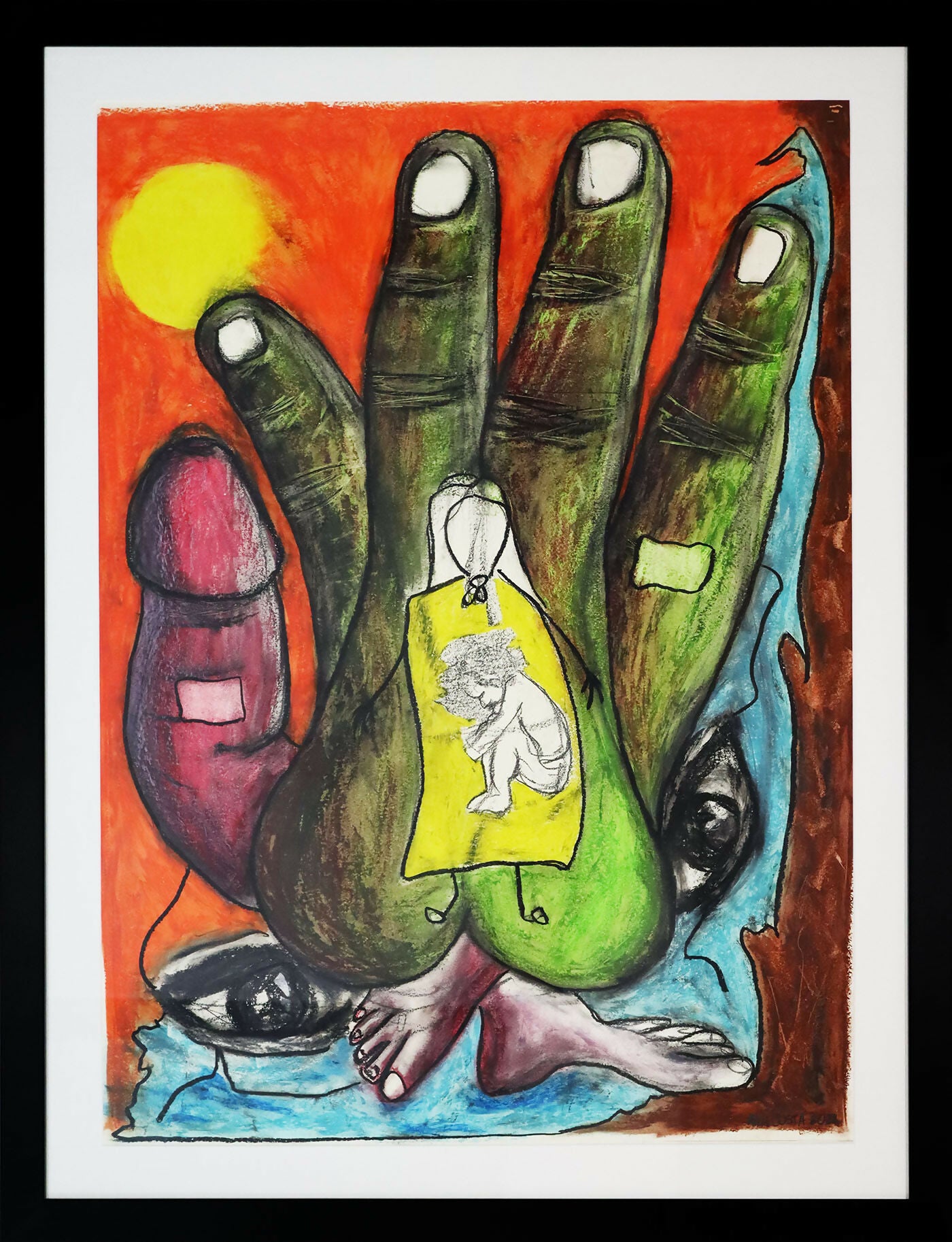 Ana-Costa-s-titulo-Tecnica-mista-s-papel-96x67-cm-mold-115x86-cm