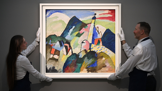 Pintura de Wassily Kandinsky vendida por US$ 44,9 milhões