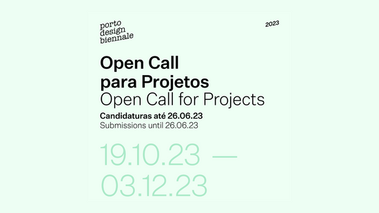 Porto Design Biennale com candidaturas abertas