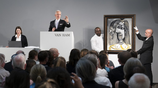 Picture of Picasso sets record at German auction