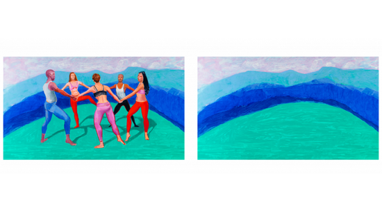 David Hockney created your first work of art by AI