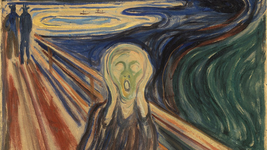 A pintura "The Scream" de Edvard Munch é tão famosa porque?