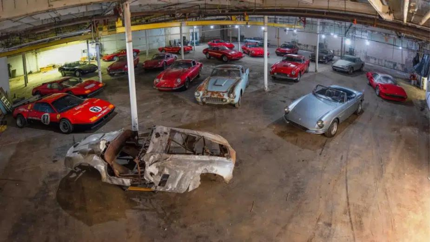 Celeiro com carros da Ferrari pode render 20 milhões | P55 Magazine | p55-art-auctions