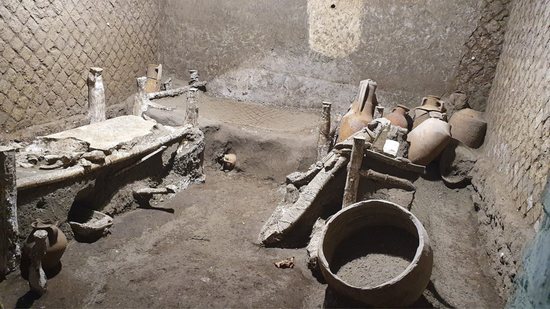 Descobertas perto de Pompeia oferecem visão única sobre escravo
