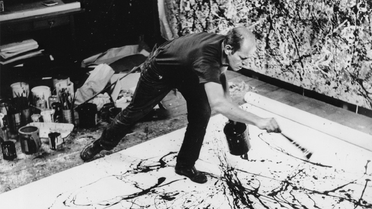 Wer war Jackson Pollock, der Erfinder des Action Painting? P55.ART