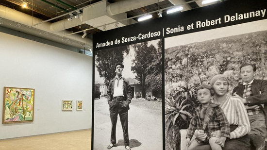 Exposición reúne obras de Amadeo y el matrimonio Delaunay en París