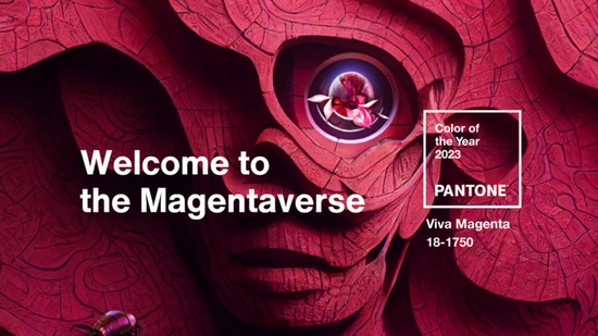 Pantone hat die Farbe des Jahres 2023 bekannt gegeben: Viva Magenta