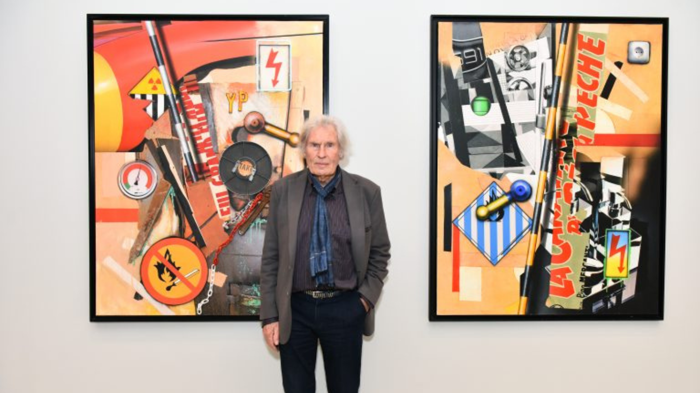 Who is the German artist Peter Klasen?