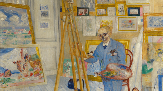 Who was the Belgian artist James Ensor?