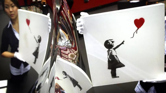 10 Factos sobre Girl With Balloon de Banksy | P55 Magazine | p55-art-auctions