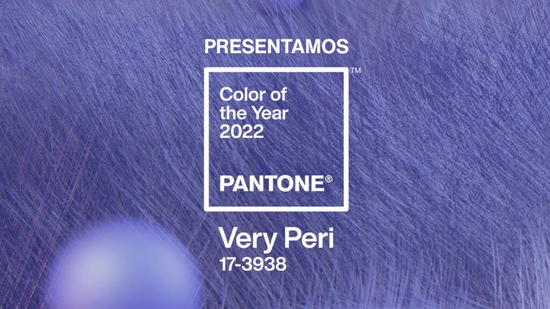 What is the color of 2022? Pantone Very Peri