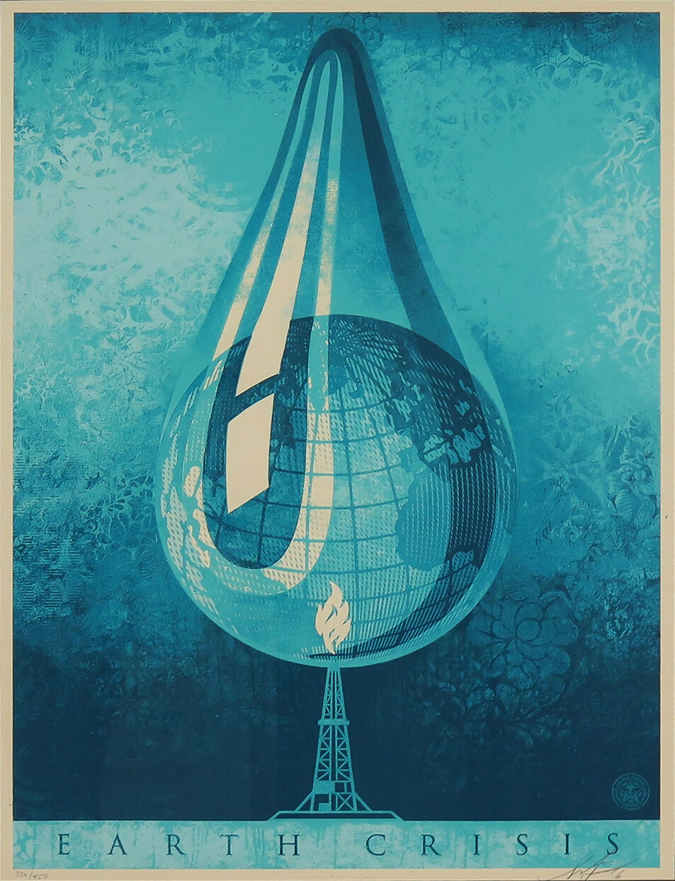 Shepard-Fairey_Earth-Crisis_serigrafia-papel_Dim-com-moldura-82x66_Dim-mancha-60x45-mancha