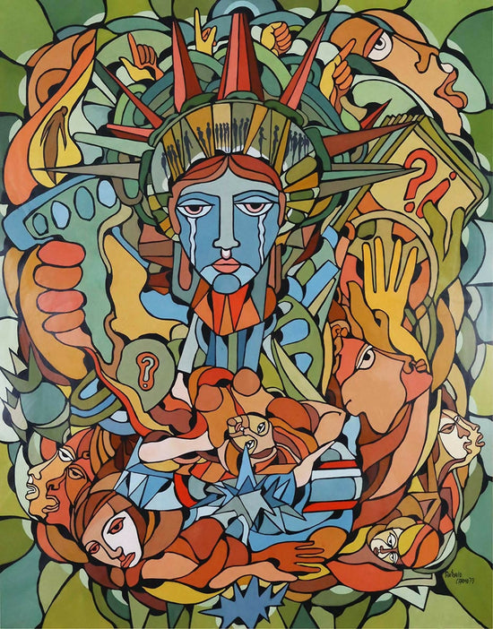 
                  
                    Antonio-Carmo-Statue-of-Liberty-Acrylic-on-paper-64x49cm-1979
                  
                