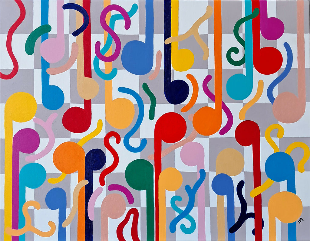 Irina Marques - Bengalas Musicais - Pintura
