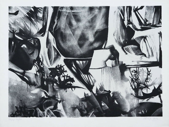 Antonio-Areal-s-Titel-Lithographie-27-100-Fleck-345x48-cm-gesamt-40x53-cm