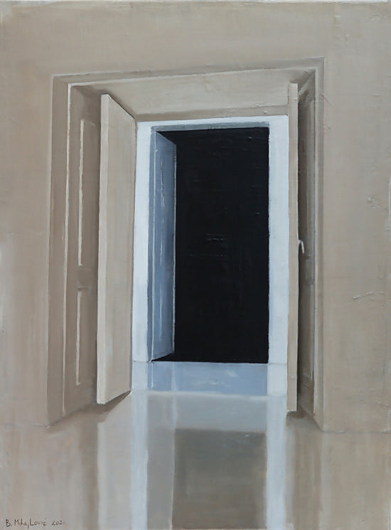 Branislav-Mihajlovic-Das-weiße-Zimmer-70x51-cm-2021-