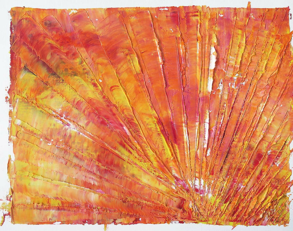 Elisio Canas - óleo sobre papel - Gutai Spirit IV - 33 x 41 cm - 2015 - 1