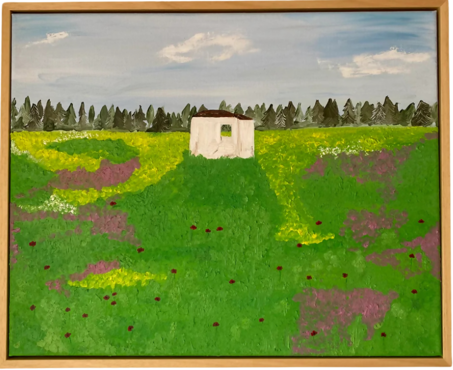 Lugar feliz Painting