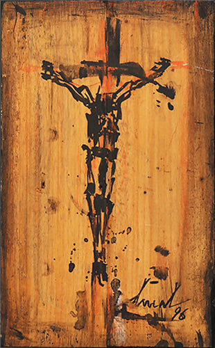 Artur-Bual-Cristo-Acrilico-s-madeira-33x20-cm-1996-