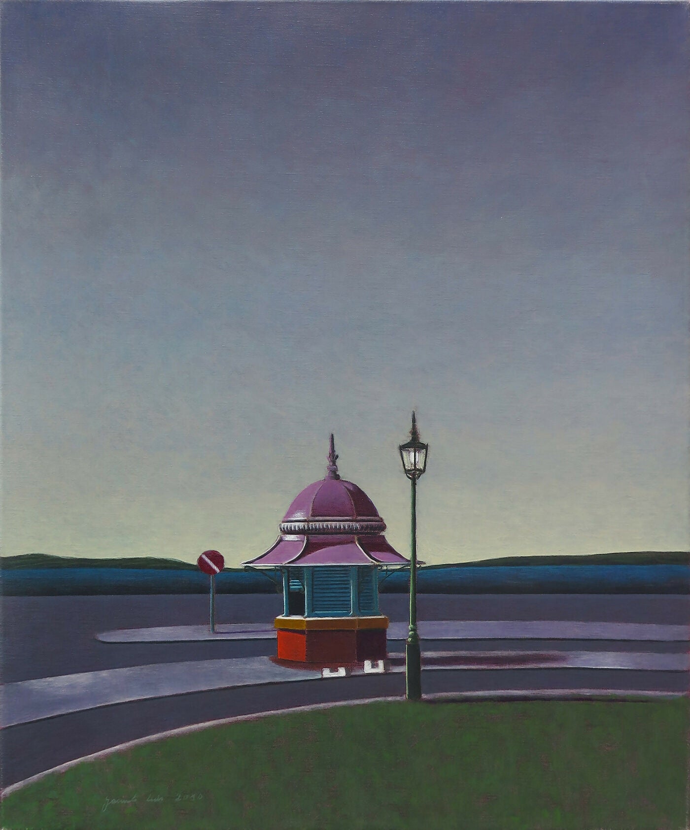 Jacinto-Luis-Quiosque-acrilico-sobre-tela-100-x-81-cm