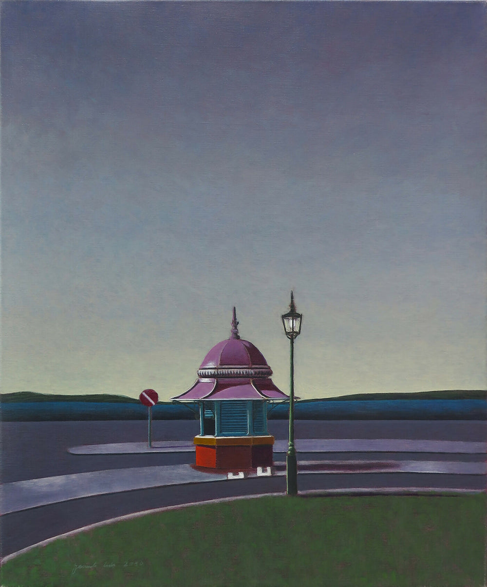 Jacinto Luis - Acrílico sobre lienzo - Quiosco - 100 x 81 cm