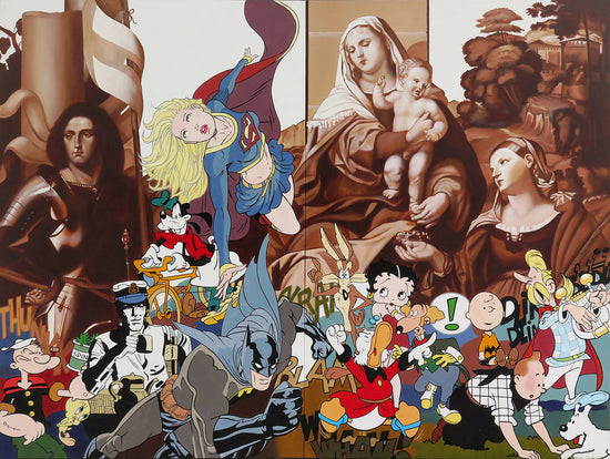 Silvio-Fiorenzo-Iacopo-Palma-diptych-acrylic-on-canvas-150-x-200-cm-2019