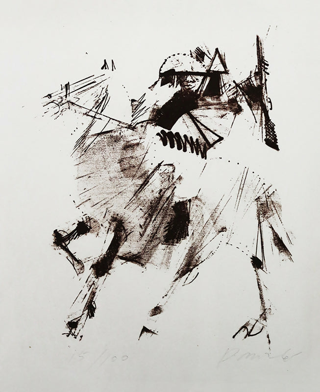 Julio-Pomar-Cangaceiro-Litografia-s-papel-15-100-1961