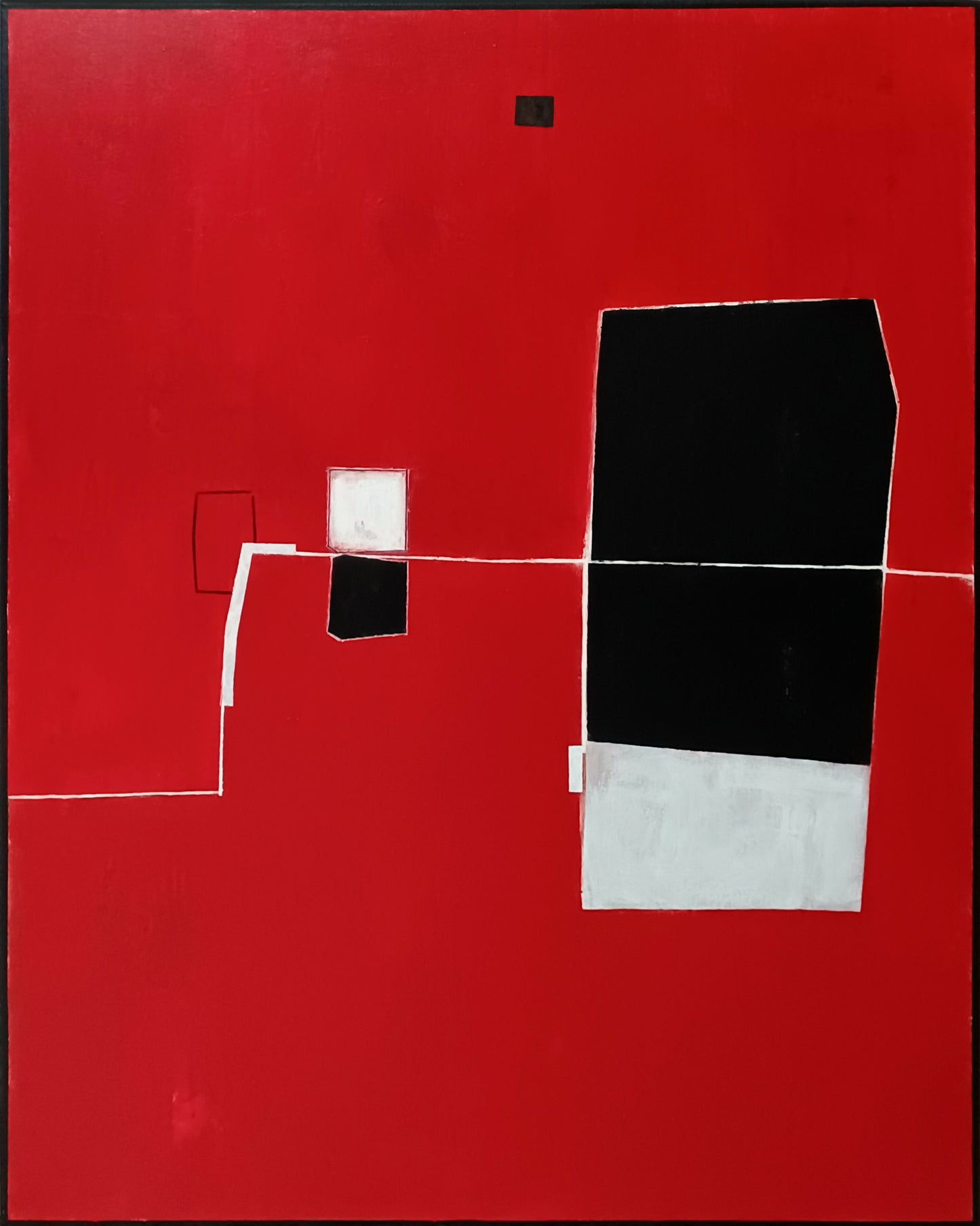 Luis Medina - Red composition V - Pintura