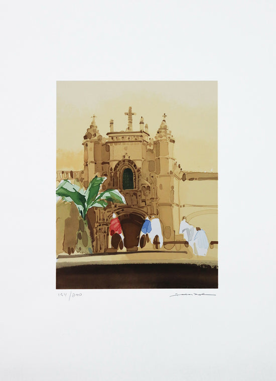 Fernando Gaspar - Título - Serigrafía - Papel - 154 x 200 - Mancha - 38 x 29 cm - Total: 70 x 50 cm