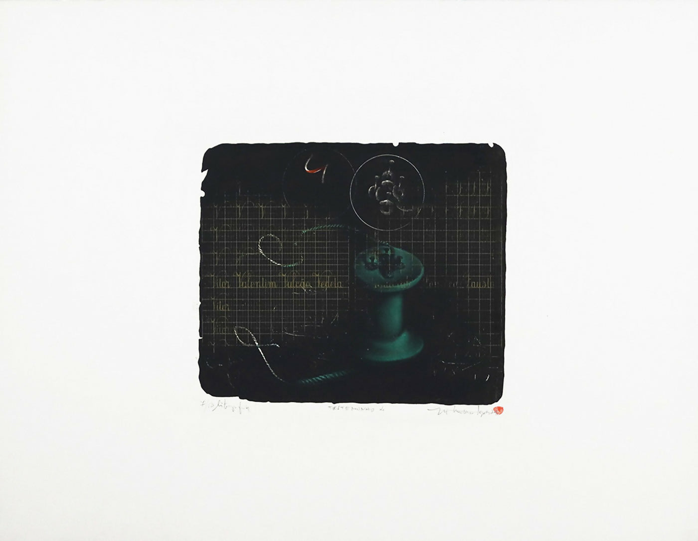 Gil-Teixeira-Lopes-Testemunho-4-litografia-s-papel-no-7-50-dimensao-57x76-cm-mold-64x83-1973-