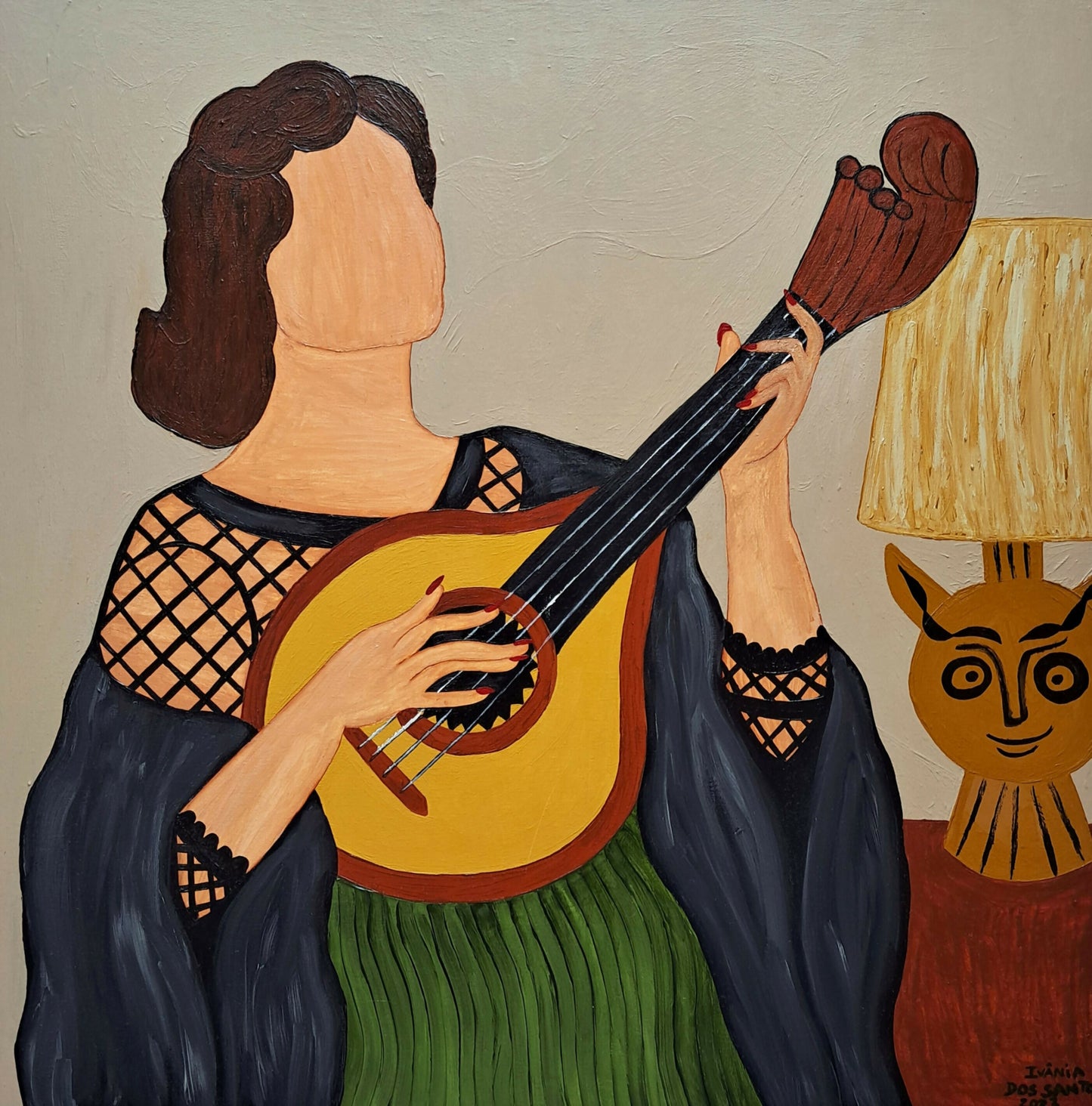 A Fadista_painting_IVÂNIA_Dos_Santos