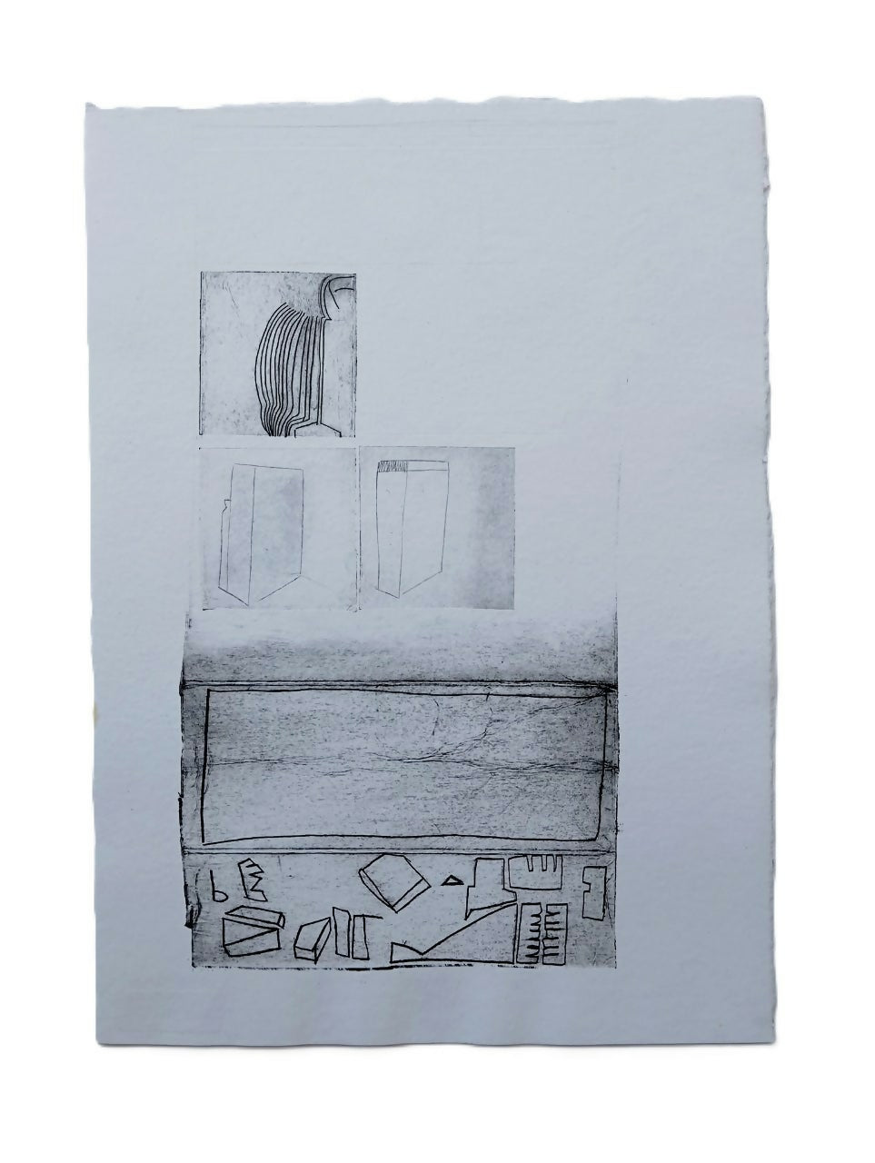 Gravurtechnik auf Papier
