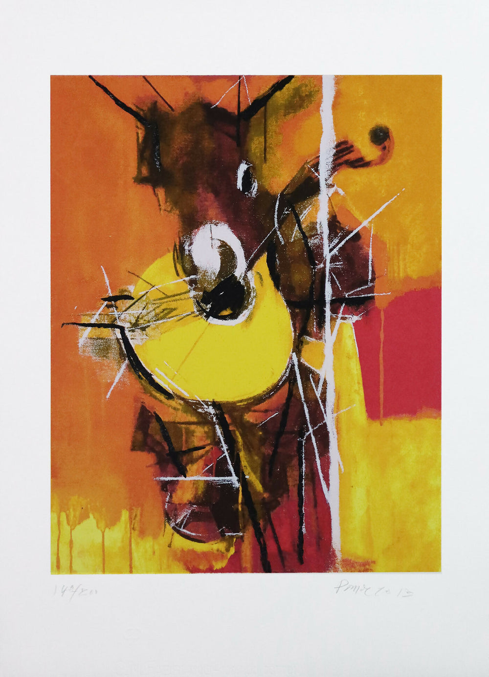 Julio-Pomar-Burro-serigrafia-s-papel-no-142-200