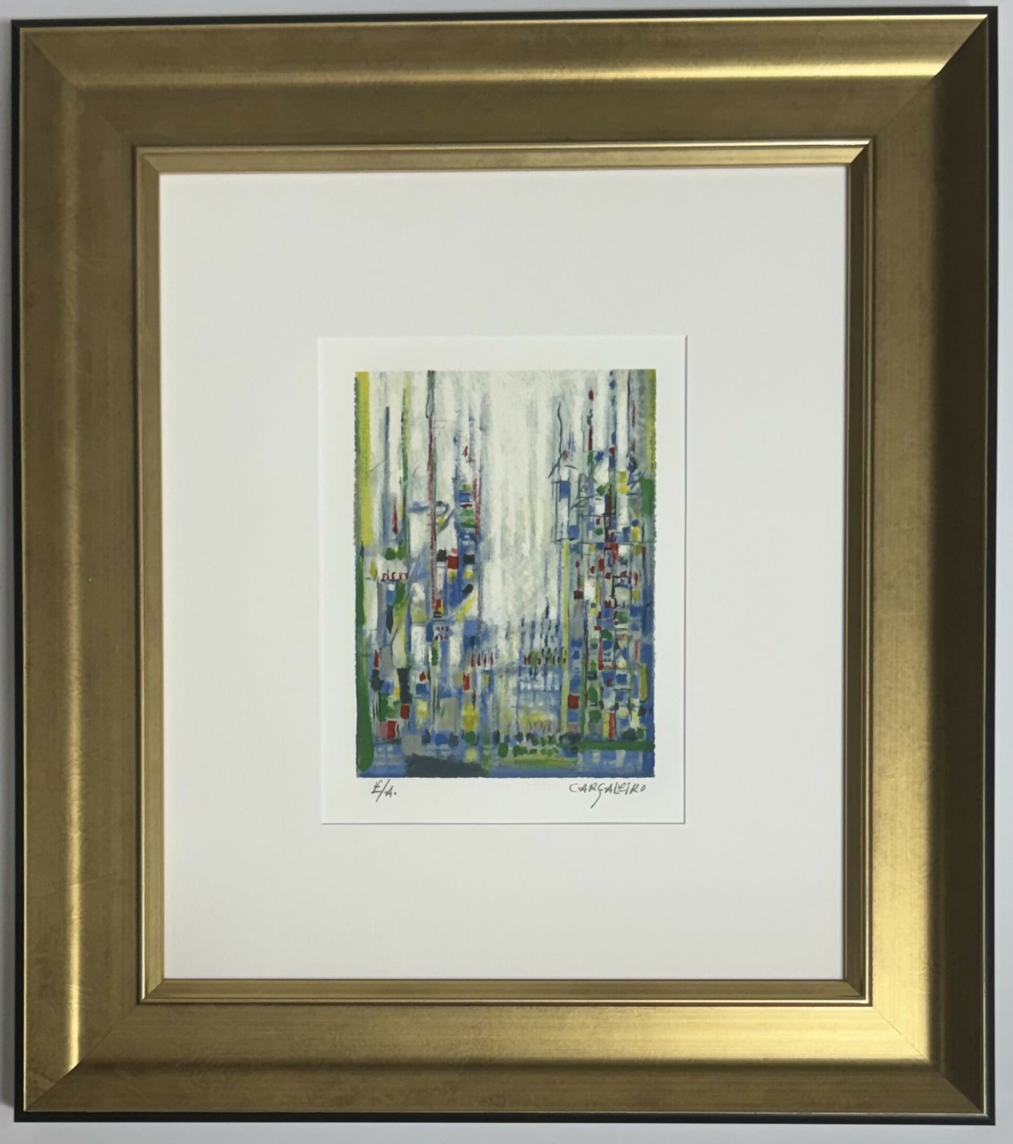 Manuel Cargaleiro - Dans la Transparance du Matin - Serigrafia