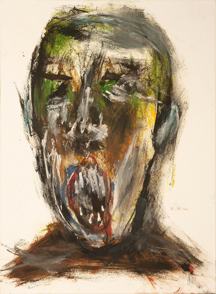 Ricardo Dos Santos - Shadowy Faces 3/3 - Pintura