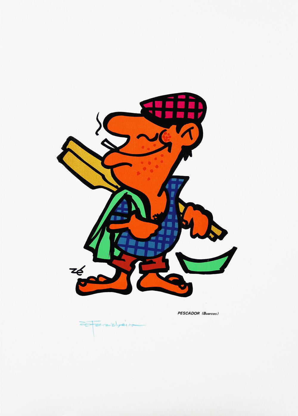 Ze-Penicheiro-Pescador-Serigrafia-s-papel-assinada-a-mao-49x35-cm-100E