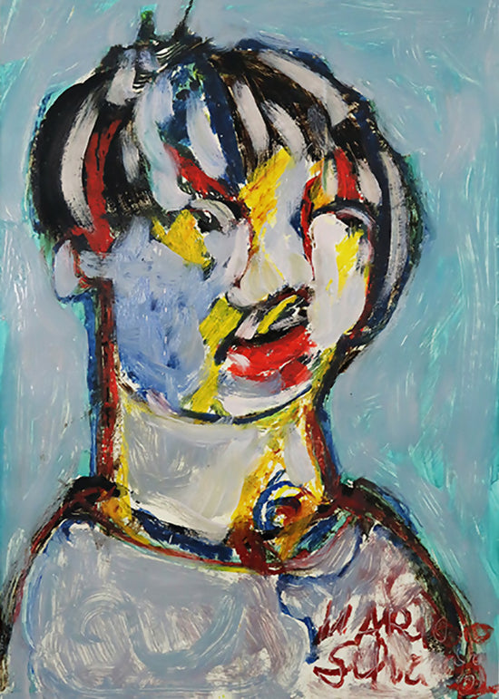 Mario Silva, título en acrílico, papel, 69 x 49 cm (1)